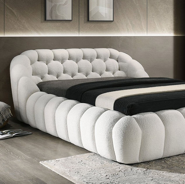 Furniture of America - Newquay Queen Bed in White - FM7260WH-Q - GreatFurnitureDeal