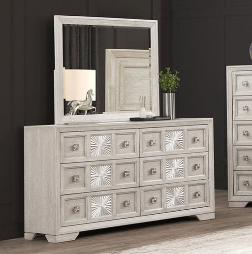 Furniture of America - Argenthart Dresser in Light Gray - FM7368GY-D - GreatFurnitureDeal