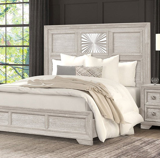 Furniture of America - Argenthart Queen Bed in Light Gray - FM7368GY-Q - GreatFurnitureDeal