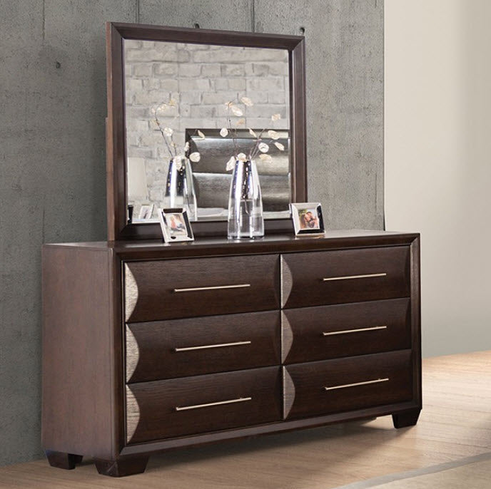Furniture of America - Hinwitz Dresser in Espresso - FM7399ES-D - GreatFurnitureDeal