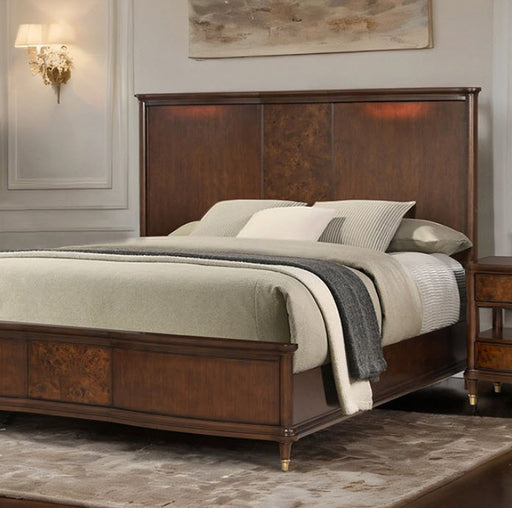 Furniture of America - Westerham 5 Piece King Bedroom Set in Dark Cherry - FM74001CH-EK-5SET - GreatFurnitureDeal