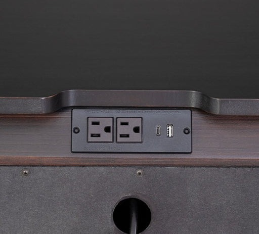 Furniture of America - Torrance 5 Piece King Bedroom Set in Black - FM74002BK-ST-EK-5SET - GreatFurnitureDeal