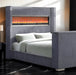 Furniture of America - Sumter King Bed in Gray - FM74004GY-EK - GreatFurnitureDeal