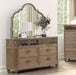 Furniture of America - Lyris Dresser in Rustic Oak - FM7417AK-D - GreatFurnitureDeal