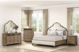 Furniture of America - Lyris Queen Bed in Rustic Oak - FM7417AK-Q - GreatFurnitureDeal