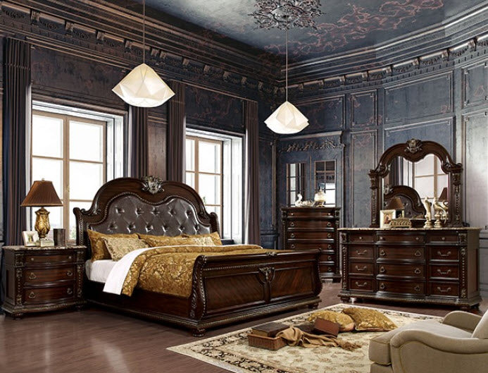 brown cherry dresser Homelegance Mayville 6 Drawer Dresser in Brown Cherry 2147-5