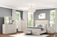 Furniture of America - Wellingborough Queen Bed in Light Gray - FM7703AK-Q - GreatFurnitureDeal