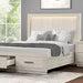 Furniture of America - Wellingborough Queen Bed in Light Gray - FM7703AK-Q - GreatFurnitureDeal