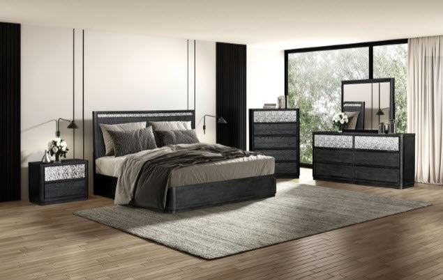 Furniture of America - Sterling West Queen Bed in Ash Gray - FM79001ES-Q - GreatFurnitureDeal