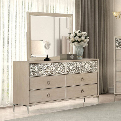 Furniture of America - Bashford Dresser in Natural Oak - FM79008NT-D - GreatFurnitureDeal