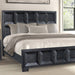 Furniture of America - Hatton Cross Queen in Weathered Black - FM79011BK-EK - GreatFurnitureDeal