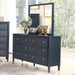 Furniture of America - Altamira Dresser in Malta Blue - FM79012BL-D - GreatFurnitureDeal