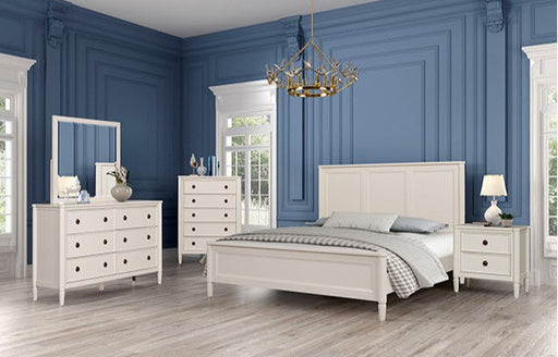 Furniture of America - Altamira King Bed in White - FM79012WH-EK - GreatFurnitureDeal