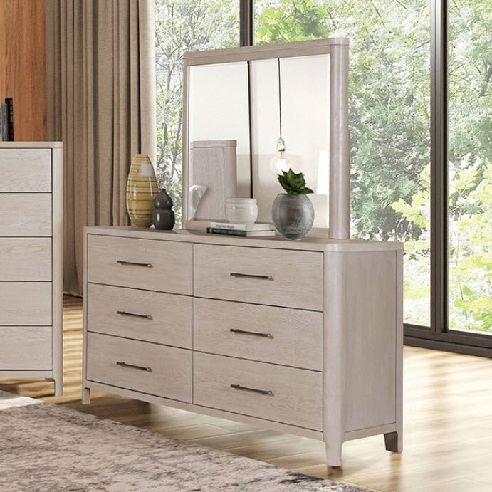 Furniture of America - Fareham Dresser in Oak - FM79013AK-D - GreatFurnitureDeal