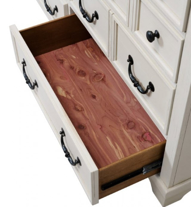 Furniture of America - Hampstead Dresser in White/Dark Brown - FM79014WH-D - GreatFurnitureDeal