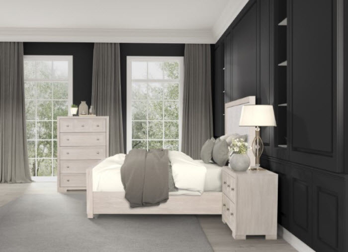 Furniture of America - Hatton Cross King Bed in Black - FM79021NT-EK - GreatFurnitureDeal