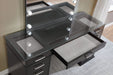 Furniture of America - Valentina Vanity Set in Obsidian Gray - FOA-DK5682DG-PK - GreatFurnitureDeal
