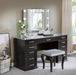 Furniture of America - Valentina Vanity Set in Obsidian Gray - FOA-DK5682DG-PK - GreatFurnitureDeal