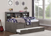 Furniture of America - Tibalt Full Day Bed in Dark Gray - FOA7466GY-F - GreatFurnitureDeal