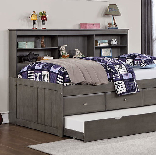 Furniture of America - Tibalt Full Day Bed in Dark Gray - FOA7466GY-F - GreatFurnitureDeal