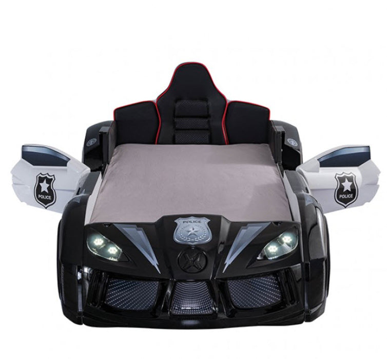 Furniture of America - Patrolene Bed in Black/White - FOA7723PL-BED - GreatFurnitureDeal