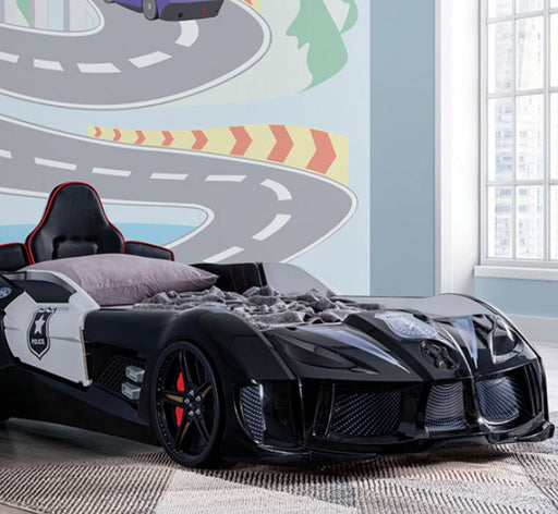 Furniture of America - Patrolene Bed in Black/White - FOA7723PL-BED - GreatFurnitureDeal