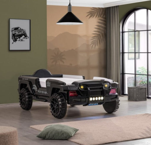 Furniture of America - Randlar Bed in Black - FOA7724BK-BED - GreatFurnitureDeal