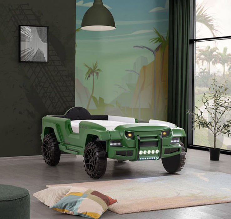 Furniture of America - Randlar Bed in Green - FOA7724GR-BED - GreatFurnitureDeal