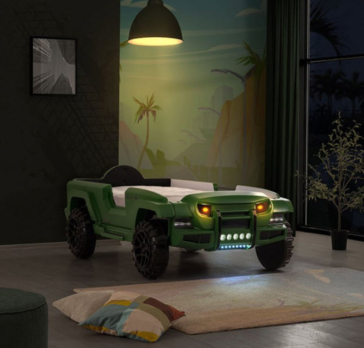 Furniture of America - Randlar Bed in Green - FOA7724GR-BED - GreatFurnitureDeal