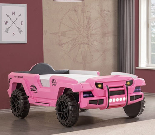 Furniture of America - Randlar Bed in Pink - FOA7724PK-BED - GreatFurnitureDeal