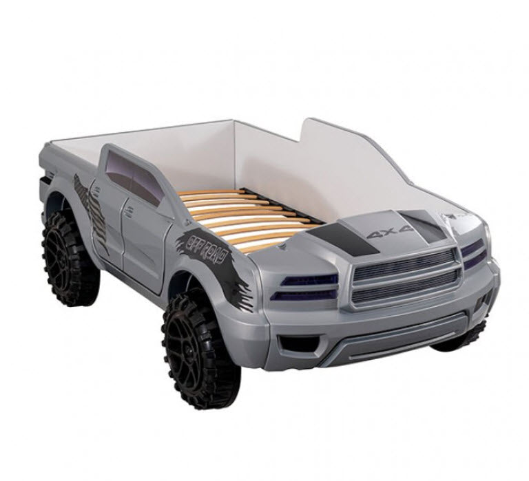 Furniture of America - Roverton Bed in Gray - FOA7725GY-BED - GreatFurnitureDeal