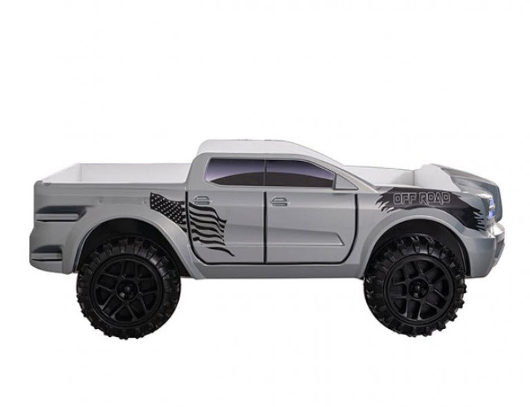 Furniture of America - Roverton Bed in Gray - FOA7725GY-BED - GreatFurnitureDeal