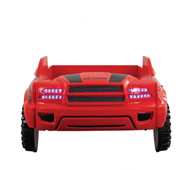 Furniture of America - Roverton Bed in Red - FOA7725RD-BED - GreatFurnitureDeal