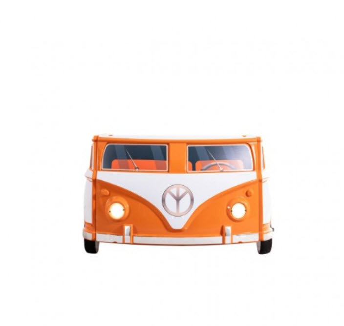 Furniture of America - Axel Peace Bus Twin Bed in Orange - FOA7726OR-BED - GreatFurnitureDeal