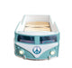Furniture of America - Axel Peace Bus Twin Bed in Teal - FOA7726TL-BED - GreatFurnitureDeal