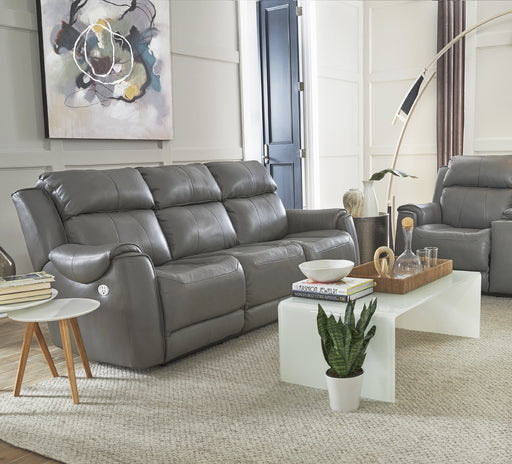 Southern Motion - Safe Bet Double Reclining Sofa in Fog - 757-31 - GreatFurnitureDeal