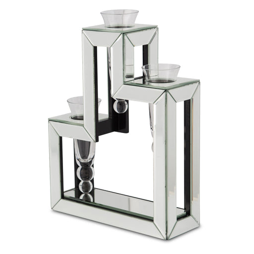 AICO Furniture - Montreal"Mirrored Glass Vase- 3 Tier" - FS-MNTRL128 - GreatFurnitureDeal