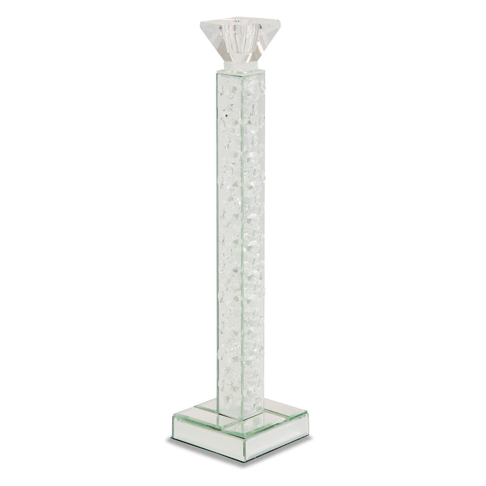 AICO Furniture - Montreal Slender Mirrored Crystal Candle Holder Medium - FS-MNTRL159M-PK6 - GreatFurnitureDeal