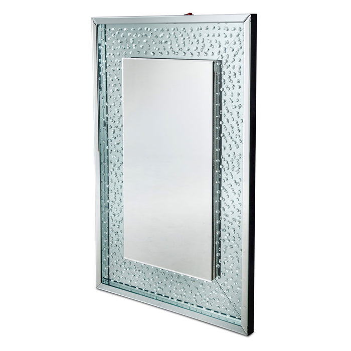 AICO Furniture - Montreal Rectangular Framed Wall Mirror W/LED - FS-MNTRL265H - GreatFurnitureDeal
