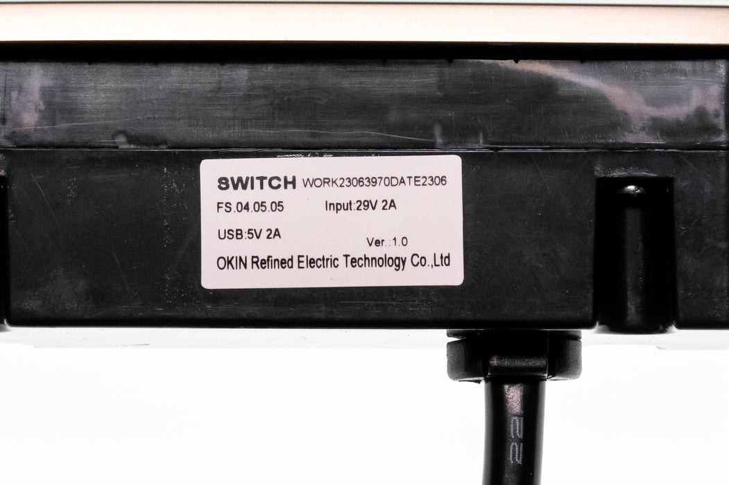 OKIN Replacement Switch with USB and USB C - Replacement Part for Electric Recliner - FS.04.05.05 - GreatFurnitureDeal