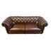 GJ Styles - O'Bryant Chesterfield Sofa in Brown Leather - FS01 - GreatFurnitureDeal