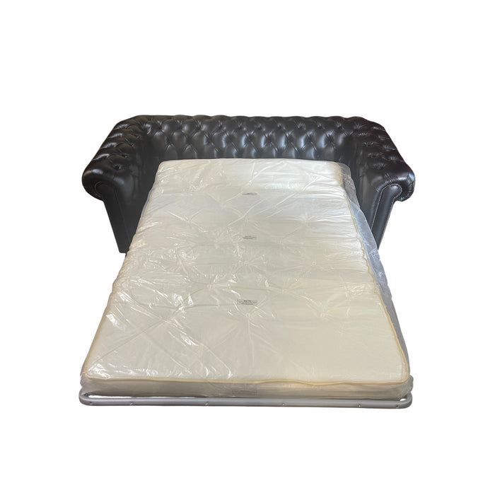 GJ Styles - Guilford Sleeper Sofa in Black Leather - FS02 - GreatFurnitureDeal