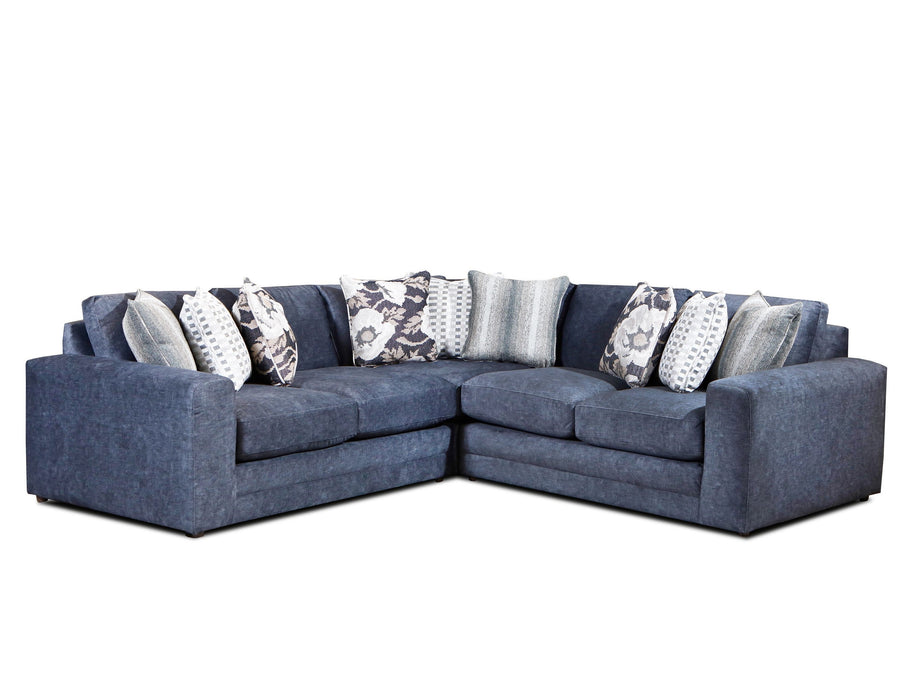 Southern Home Furnishings - Argo Sectional in Ash - 7003 21L, 15, 21R Argo Ash - GreatFurnitureDeal