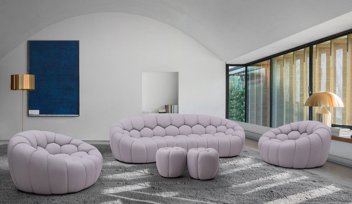 J&M Furniture - Fantasy 5 Piece Sofa Living Room Set in Grey - 18442-5SET-GR