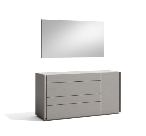 J&M Furniture - Sintra Premium Dresser and Mirror Set in Grey - 17554-DR+M - GreatFurnitureDeal