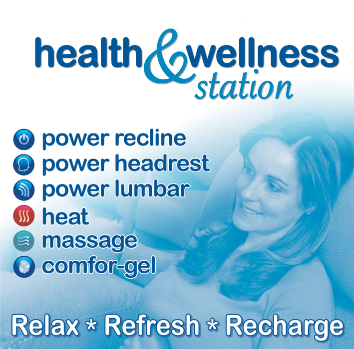 Catnapper - Recharger Power Headrest Power Rocker Recliner w-CR3 Heat-Massage-Lumbar in Chocolate - 64102-2-CHOCOLATE - GreatFurnitureDeal