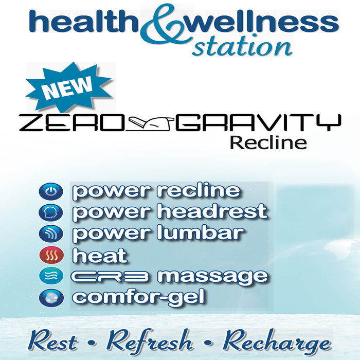 Catnapper - Relaxer Power Headrest Power Lay Flat Recliner in Bark - 764106-7-BARK - GreatFurnitureDeal