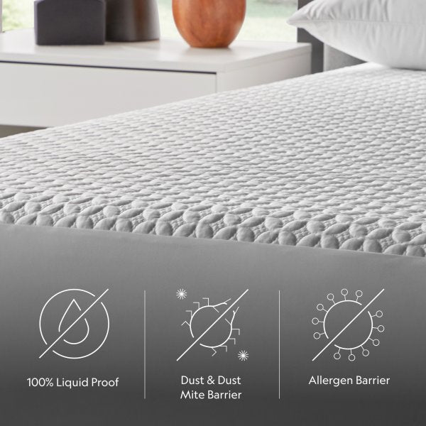 Malouf - Five Sided™ + HyperChill™ Mattress Protector - GreatFurnitureDeal