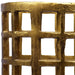 Worlds Away - Small Pillar Candle Holder In Brass Finish - GAGE SM - GreatFurnitureDeal