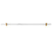 Worlds Away - Garbo Acrylic Rod Handle in Nickel and Brass - GARBO HBR - GreatFurnitureDeal